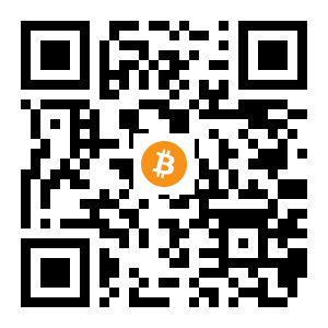 bitcoin:16y9fFsq4jz3HqAttr8y8r3vw9T1VoxNJ black Bitcoin QR code