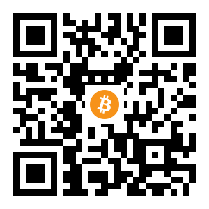 bitcoin:16yfVrPXGymmtHMT41A7EPXj7et4H6CtZv black Bitcoin QR code