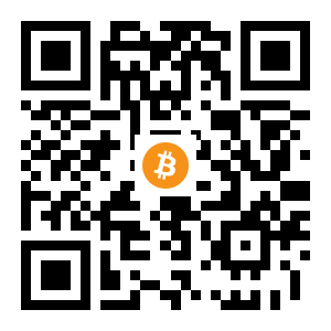 bitcoin:171kbUjSXfubhFhR5Fj9j1zNCqzSuAZVsz black Bitcoin QR code