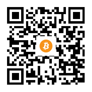 bitcoin:177oj8in2neMW6vMVdLH5KGgjiLMRGi5pY black Bitcoin QR code