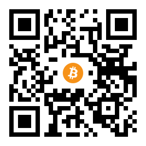 bitcoin:179fkpg35oaTXoPKrRm9CkhedyLgbcCVdt black Bitcoin QR code