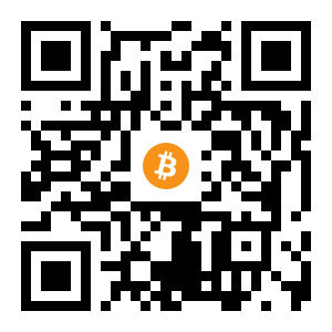 bitcoin:17A16QmavnUfCW11DAApiJxp7ARnxN5pGX black Bitcoin QR code