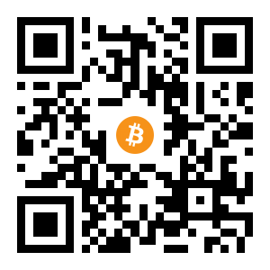 bitcoin:17BQ8xB4A1s8wPqXgrEUudF9C9EVgDMSBL black Bitcoin QR code