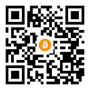 bitcoin:17DpPpy5ECjMtgtCrn5tPPrnucdMFcS2DJ black Bitcoin QR code