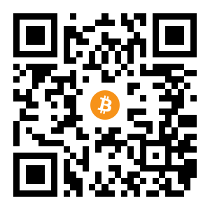 bitcoin:17FLgUAvYFfBQizBd44aBbrqKFnJ6S4nch black Bitcoin QR code