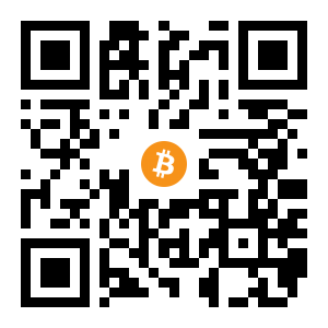 bitcoin:17G6VmEVU7bfDVt44XbPpH7mQ9ii1TK8sM black Bitcoin QR code