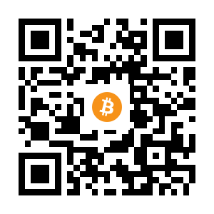 bitcoin:17GAdsmQe8N5b5Y1g2izvKPHETk8v3YAU6 black Bitcoin QR code