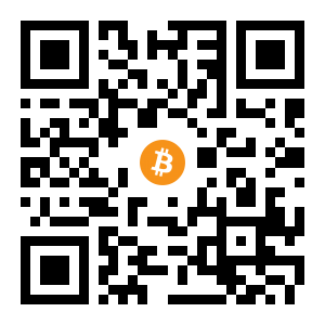 bitcoin:17HNEdqCcUBXetcieKE2SDYSFLepbAgVUz black Bitcoin QR code