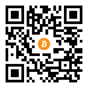 bitcoin:17HYM57yqH9ffcAjW555GMMBPDBbGKjHU black Bitcoin QR code