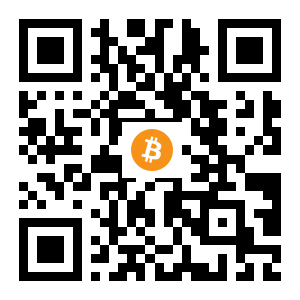 bitcoin:17JDR5t7BJcrLRTD3YhSXeXLDf7dww5WXC black Bitcoin QR code