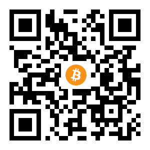 bitcoin:17JvinbPyQfNk16T9u354JuxMrNQswE3C6 black Bitcoin QR code