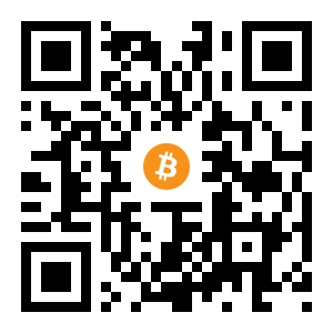 bitcoin:17LPKKm7gX6pjQwWUjrmjnT51pUSSnDinz black Bitcoin QR code