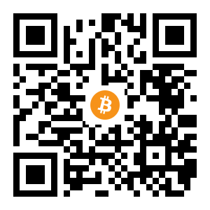 bitcoin:17MWdxfjPYP2PYhdy885QtihfbW181r1rn black Bitcoin QR code