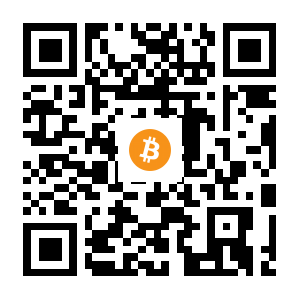 bitcoin:17PyquS7C7CqPq381FWs7tc8qRSaj77BCj black Bitcoin QR code
