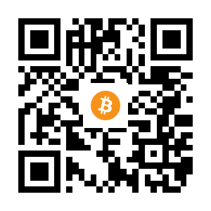 bitcoin:17Q1y6AKUkc1LM9PixoTZGV3nf2tKjNhsW black Bitcoin QR code