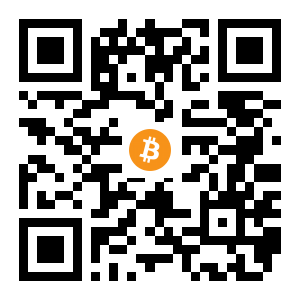 bitcoin:17QC1uDnxSHagq3Pr5b1MyDXupyXHvsMb6 black Bitcoin QR code