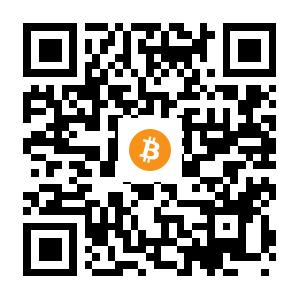 bitcoin:17Seuxv9Swv7a2rTgHYQzqm2voeBdAjXS3 black Bitcoin QR code
