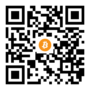 bitcoin:17SyDsAquegVExycoDXV2HRPSKMCUFF9su black Bitcoin QR code