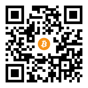 bitcoin:17TuXBTLjWE7wRuAd6eCph6zdAE4i6Jjgw black Bitcoin QR code