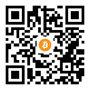 bitcoin:17UpXYJqiQ5VJwT9sW4VSCCQc7DYt4R2EP black Bitcoin QR code