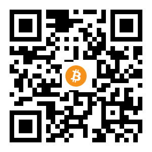 bitcoin:17V6mrweaDoUSyy2fuDPWaZzeFB1SZ4tjz black Bitcoin QR code