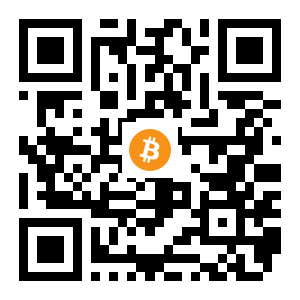 bitcoin:17VBoDwFsSZSghBU8vod93r97TGutg89Xf black Bitcoin QR code