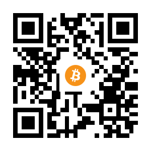 bitcoin:17VZQNjnB2P2etfWzSyKmKXjQ6aHGm7995 black Bitcoin QR code