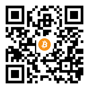 bitcoin:17VZhwvY4nHFXw3utSkicbjg8L7JPzKut3 black Bitcoin QR code