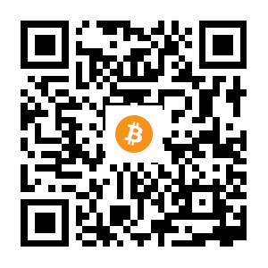 bitcoin:17VkFd3pX15tJ44Jyz1hQ1bXremkm5y3Zr black Bitcoin QR code
