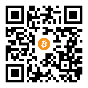 bitcoin:17WHbWHcHefjyF6YYo6cVFZErfBWpdEjPL black Bitcoin QR code