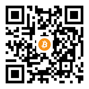 bitcoin:17WLJEY8pPGCHvqm5Jw4X9wHrbNDQMQ58i black Bitcoin QR code