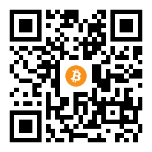 bitcoin:17WR7Tv4WpnoCxv3H69W1EGigagL2HR2F7 black Bitcoin QR code