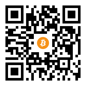 bitcoin:17YcYdKvKJUWRSc93GnNAw2zAMZekqoghB black Bitcoin QR code