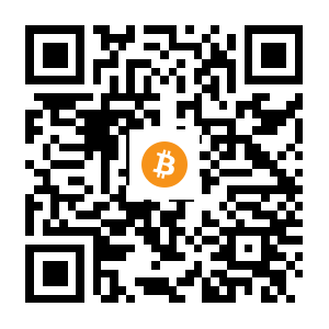 bitcoin:17a3xQni9A8ev6F7jz3U68d38LbBC3Q5BF black Bitcoin QR code