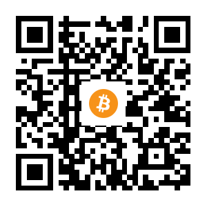 bitcoin:17aV64tJaPFRv4fLUNi7NuNmjEjJSKHGic black Bitcoin QR code