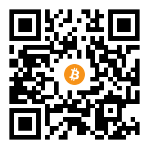 bitcoin:17aiQXgohggTP8Vfh6imvjqTbBy44BVh5j black Bitcoin QR code