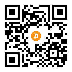 bitcoin:17aj1BxCcTrEmUmfEuc1ffnvTdd2fnyyeS black Bitcoin QR code