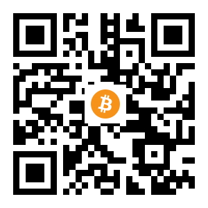 bitcoin:17bJoBPbTa5q3V4z8idyK2PrcxArned8FC black Bitcoin QR code