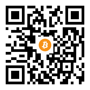 bitcoin:17c3DM947NvEUgjH2WfBrdWZArrRFy7k51 black Bitcoin QR code
