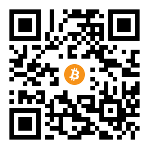 bitcoin:17cVer3HsSakW1XQE7Mo35L8ZCpVrzJdNr black Bitcoin QR code