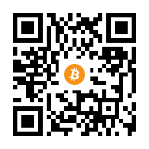 bitcoin:17dV1oJfTRb9XB7EfcWWawA97AJQ4oXF4v black Bitcoin QR code