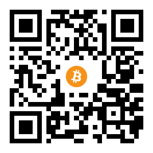 bitcoin:17dw1XiYZryTuxNw9WpoDCGcJb6Gv1YF2q black Bitcoin QR code