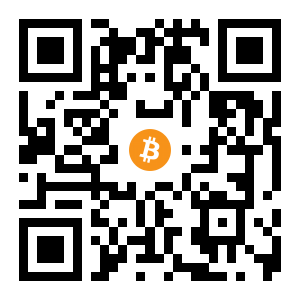 bitcoin:17f41zLo1SaxudZMgtnRQWSnNLCM9FwzaS black Bitcoin QR code
