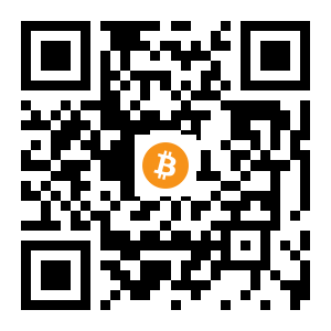 bitcoin:17fCjsMCPPYyVPmterrffDrhQHoXL76uMc black Bitcoin QR code