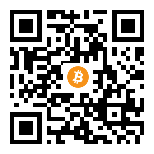 bitcoin:17hEcQGxh1V3dHY1QPJDr4HVTYE6vg78Sx black Bitcoin QR code