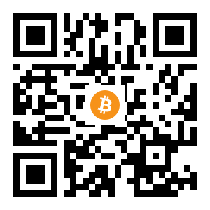 bitcoin:17j65NjRMe2XcFZqXkoV2ErbAsA6gUbGf4 black Bitcoin QR code