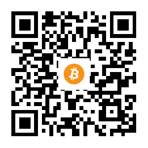 bitcoin:17jgLruXkdvtcQTguw9suXPSWs8HdWme5o black Bitcoin QR code