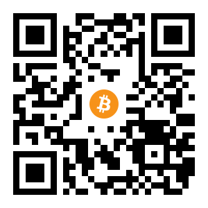 bitcoin:17k22qjLfyv3UqzcUdBeBy4zjXJ9fX15H7 black Bitcoin QR code