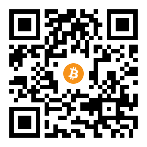 bitcoin:17miMCBTQpzm4y5j8F4MG9ev8JzwzEtbJj black Bitcoin QR code