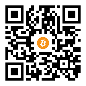 bitcoin:17mmqF455juKUHLjba6Xx3fGoNEEZEJCnF black Bitcoin QR code